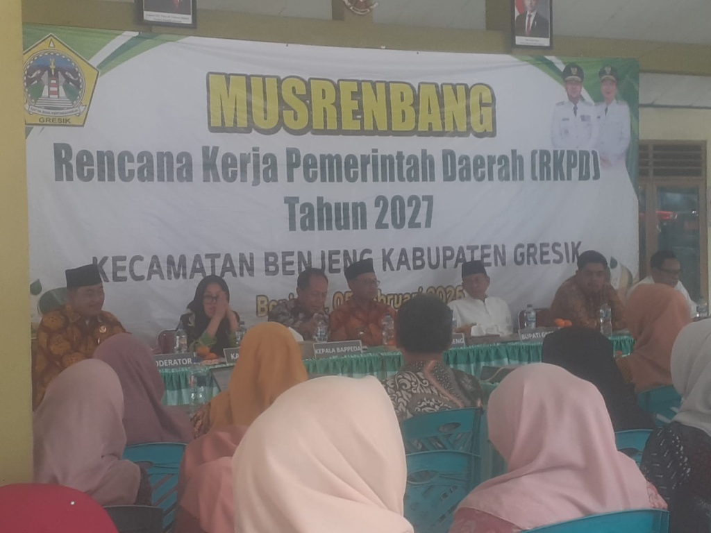 Kecamatan Benjeng Gelar Musrenbang 2027, Prioritaskan Pembahasan Pembangunan