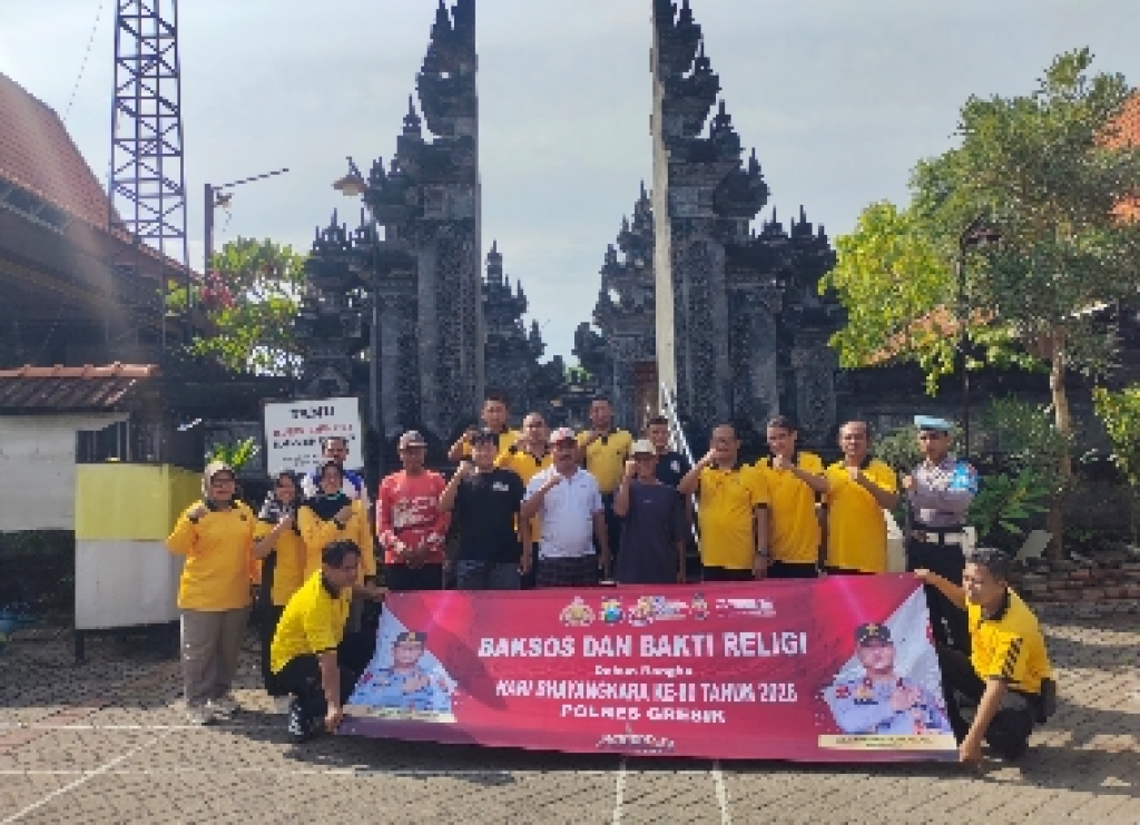 Polres Gresik Perkuat Toleransi dan Kedekatan dengan Masyarakat Melalui Bakti Sosial Lintas Agama