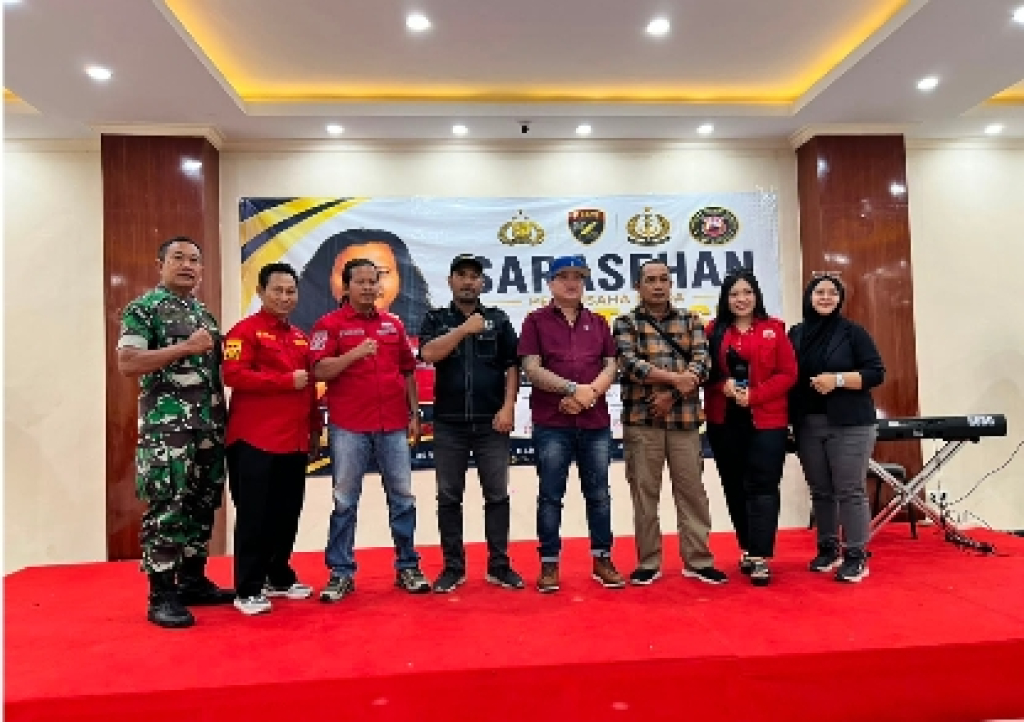 Pengusaha Muda, H. Mat Yasin Perkuat Sinergi dengan Pers, TNI dan Polri melalui Sarasehan Kebersamaan