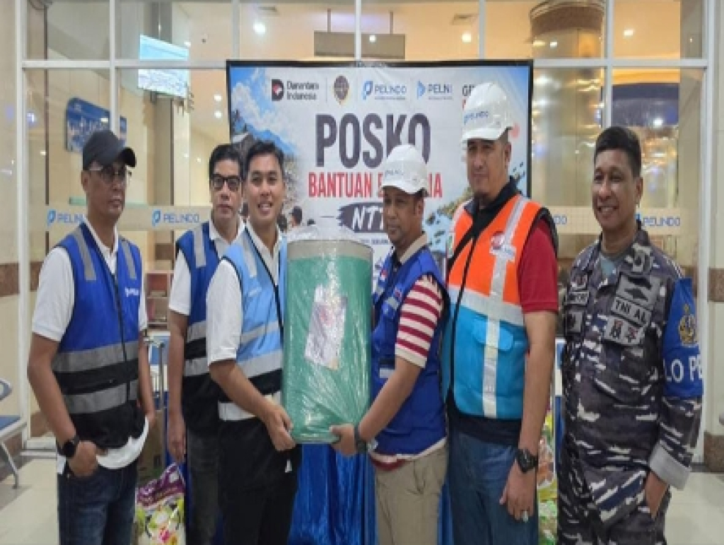 Peduli Korban Gempa NTT, KSOP Tanjung Perak dan Pelindo Group Salurkan Bantuan Kemanusiaan