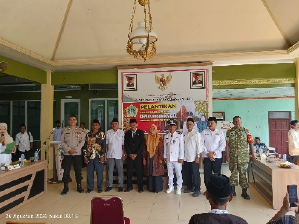 Kaswanto Resmi Dilantik sebagai Kasun Kricak, Pemdes Karangan Perkuat Tata Kelola Pemerintahan Desa