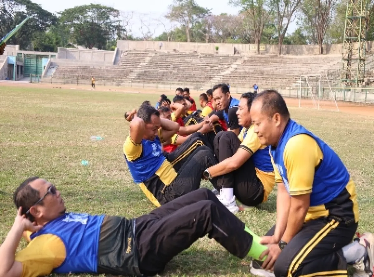 Polres Gresik Gelar TKJ Semester II 2026, Uji Kebugaran dan Kesiapsiagaan Personel