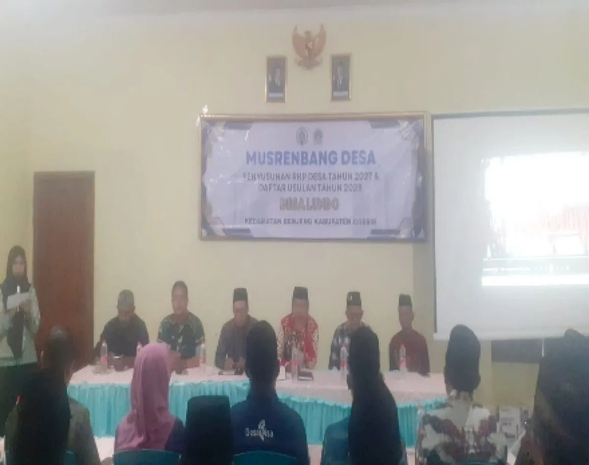 Musrenbangdes Lundo Bahas RKP Desa 2027 dan Usulan Pembangunan 2028