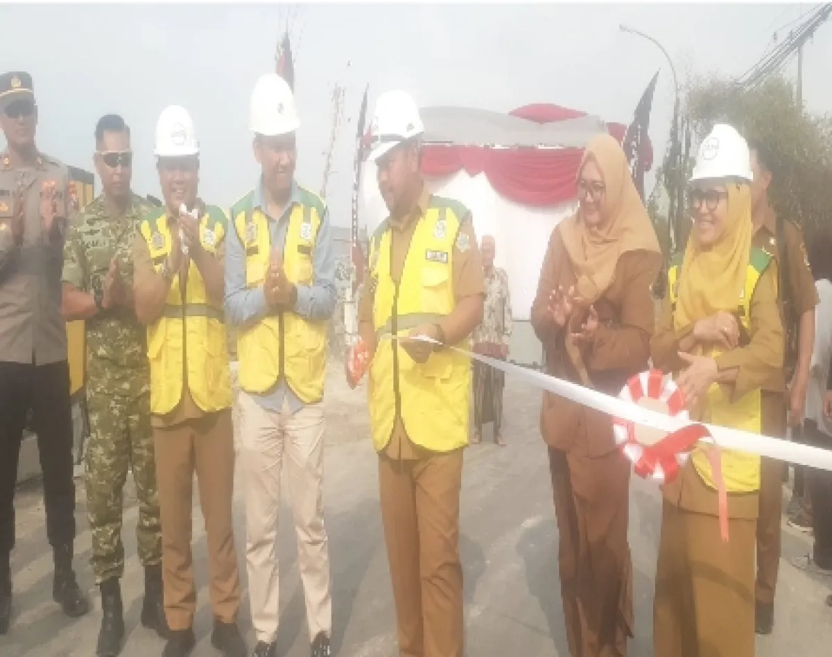 Jembatan Cabean Ngimboh Diresmikan, Akses Ujungpangkah–Panceng Kembali Layak Dilalui