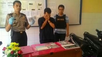 Sukses Mencuri 14 Sepeda Motor, Berakhir Ditahanan Polsek Genteng