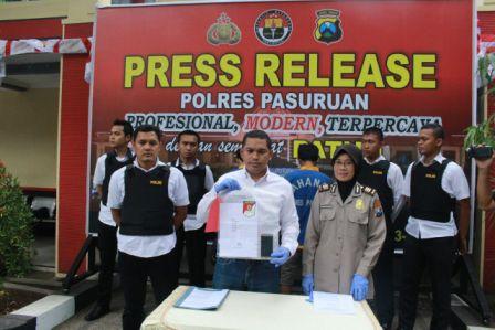 Spesialis Pencuri HP di Ringkus Polres Pasuruan.