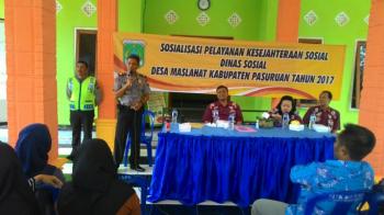  KAPOLSEK SUKOREJO BERIKAN BINLUH KEPADA MASYARAKAT SUKORAME PASURUAN 