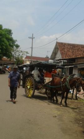 Puluhan Andong Masih Eksis Beroperasi di Pasuruan.