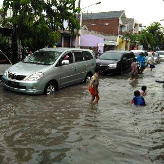 Balong Sari Langganan Banjir Saat Musim Hujan Tiba