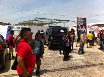 Merasa Tanahnya Belum di Bayar, Ahli Waris Hentikan Pelaksanaan Proyek. 