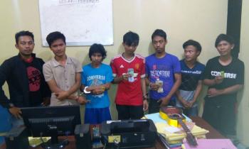 Enam Penjudi Domino, di Grebek Polsek Lakarsantri