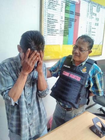 Motor Teman di Embat, Gandakan Kuci Saat Motor Dititpkan Pada Tersangka.