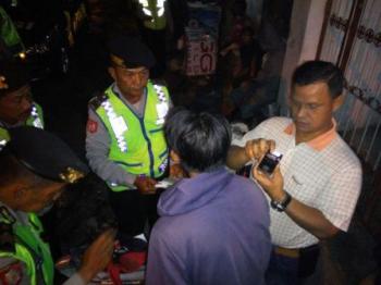 Cegah Tindak Kejahatan, Polsek Sawahan Lakukan Razia Rutin Malam Minggu.