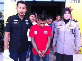 Anggota Reskoba Polrestabes Surabaya,  Tangkap Satu Tahanan Yang Kabur Di Jawa Tengah