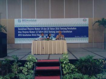 Sosialisasi BPJS Jatim Hasilkan Banyak Keluhan Dari LSM dan Serikat Pekerja. 