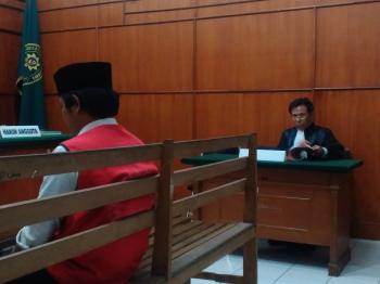 Abdilah Malik Kurir Narkotika di Vonis 6 Tahun Subsiser 2 Bulan 