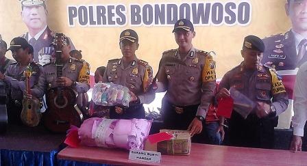  Polres Bondowoso Amankan 40 Orang Pelaku Premanisme.