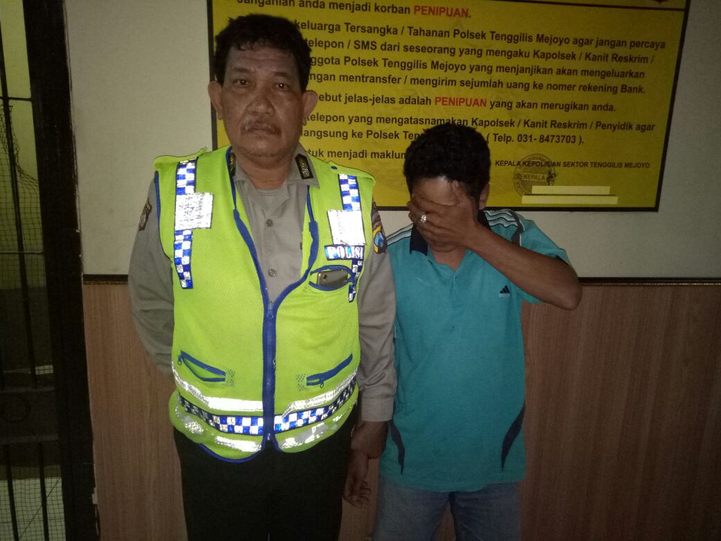 DPO Selama 6 Bulan, Pencuri Key Board di Tangkap.