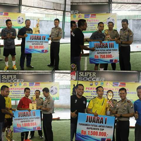 Sabhara Jawara Futsal Kapolresta Pasuruan Cup.