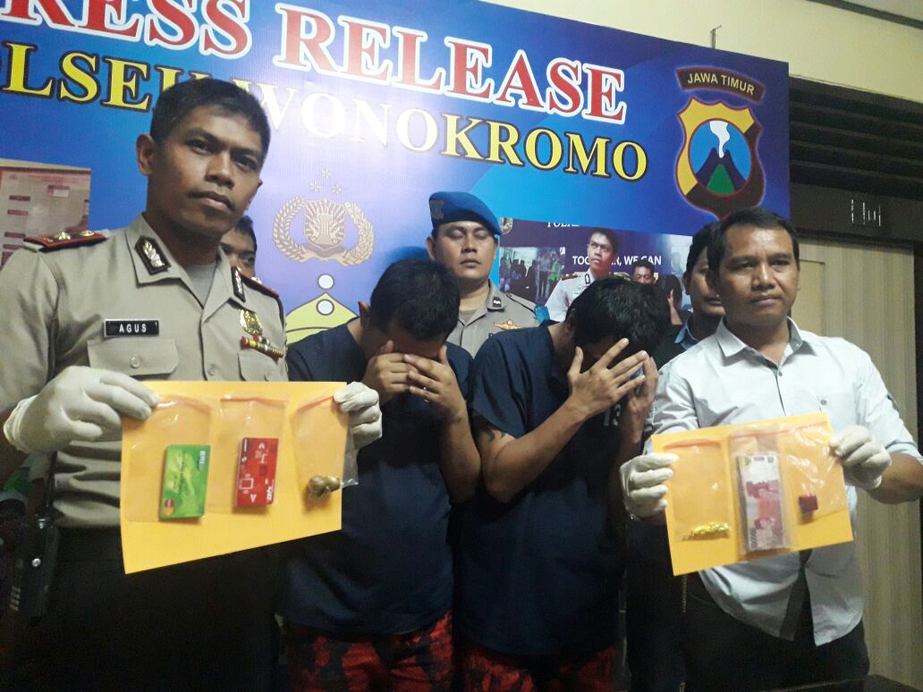 Dua Paranormal Gadungan di Bekuk Polsek Wonokromo.