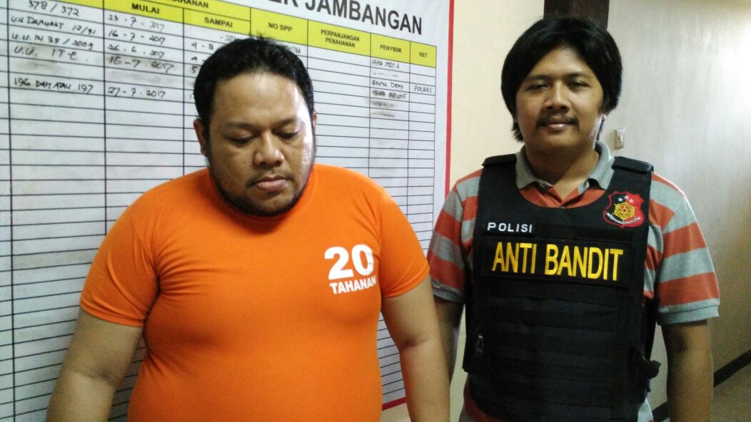 Gelapkan Mobil Rental, Residivis ini Diciduk Polisi.