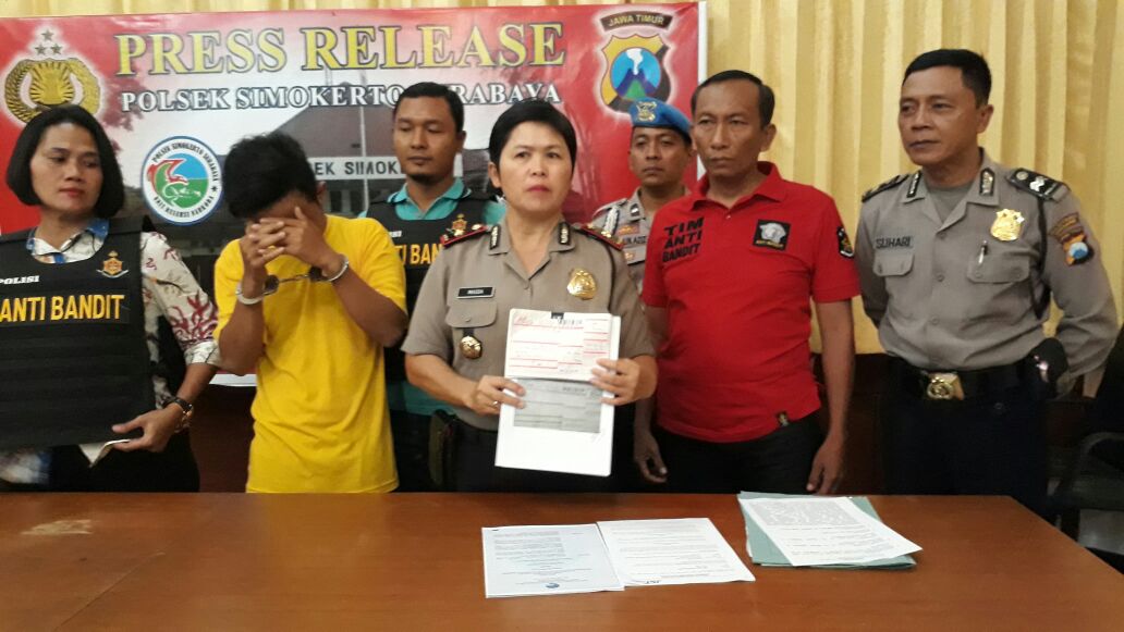 Gelapkan Uang Perusahaan, Arek Nyamplungan di Ciduk.