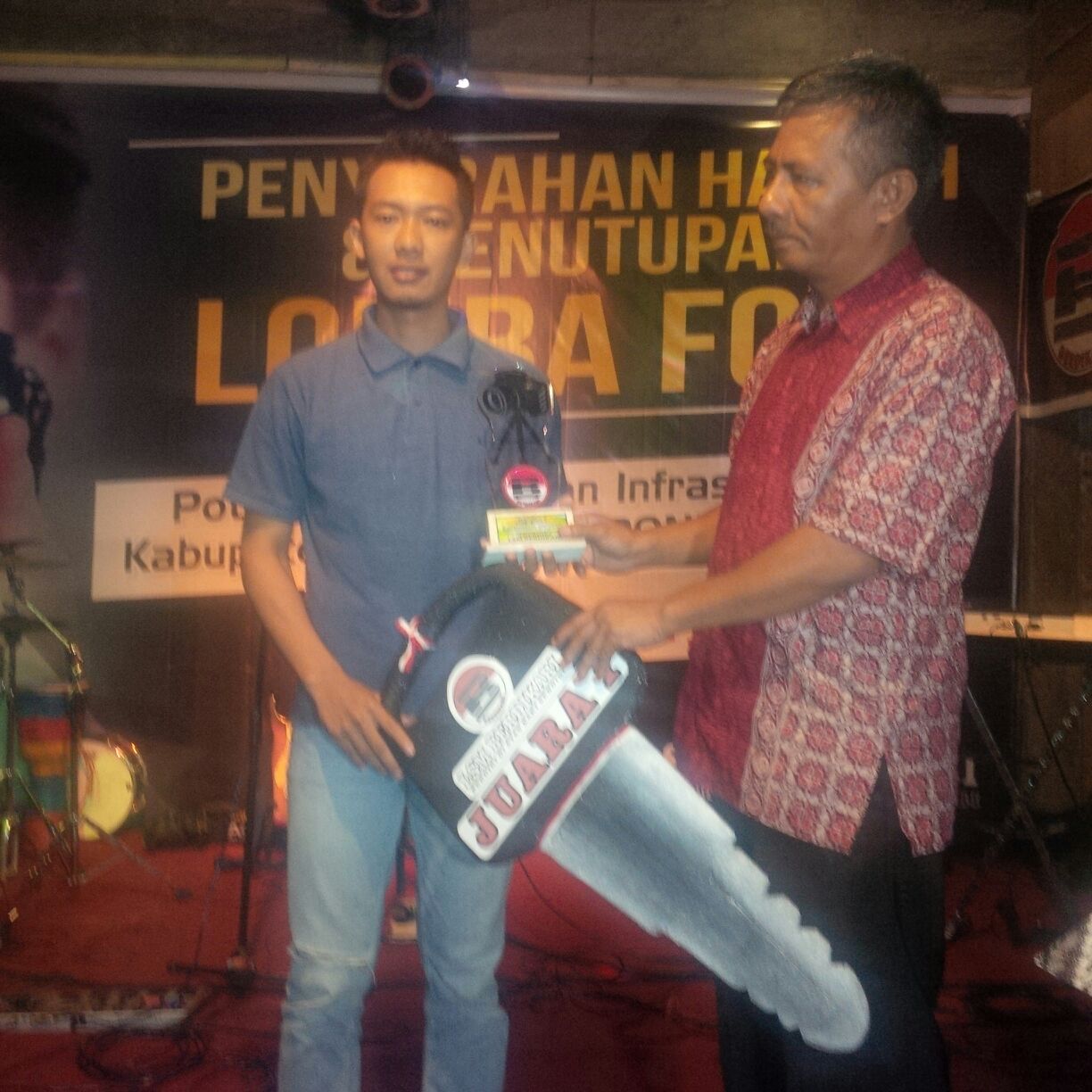Lomba Foto Infrastruktur Bentuk Pengawasan Pembangunan Kab. Bondowoso.