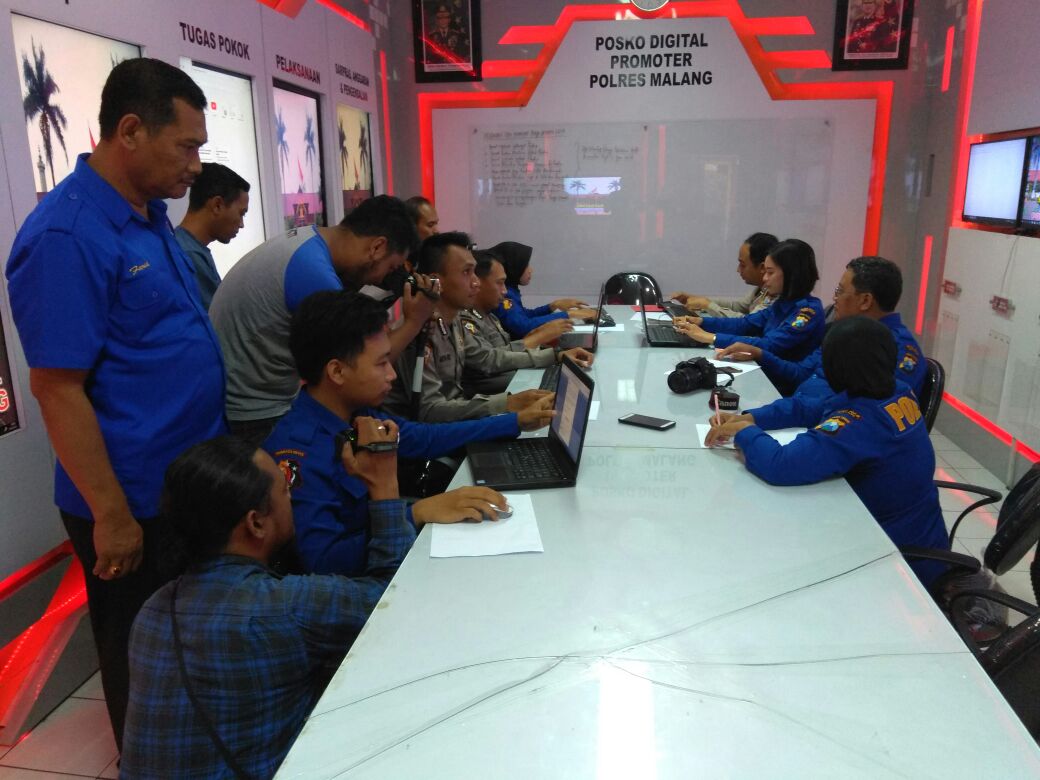 Jelang Pilgub, Polres Malang Serius Patroli Cyber