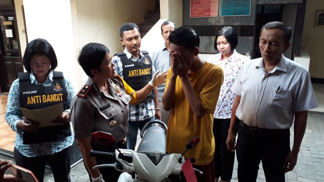 Susu Anaknya Habis, Pria ini Nekat Curi Sepeda Motor.