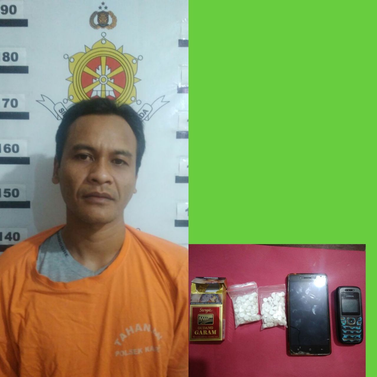 Kadapatan Bawa Pil Koplo, Pria Ini di Tangkap Saat Ops Cipkond.