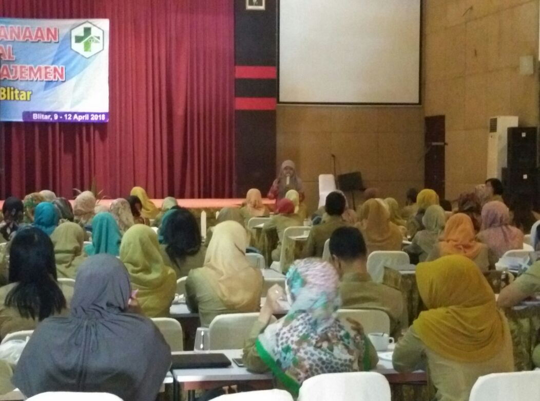 Dinkes Kabupaten Blitar, Gelar Workshop Audit Menejemen.