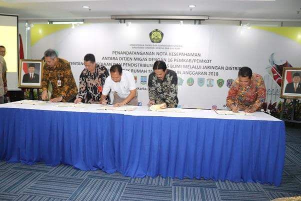 Walikota Pasuruan Tanda Tangani Mou Dengan Dirjen Migas