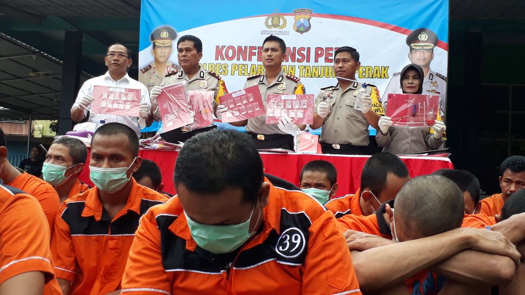 Dalam 12 Hari, Resnarkoba KP3 Surabaya Tangkap 49 Tersangka.
