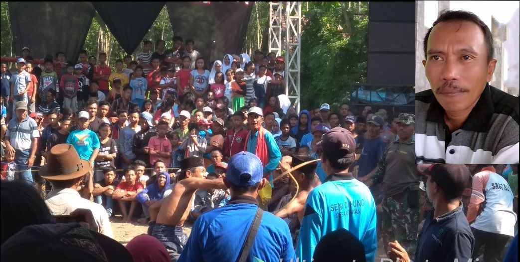 Kades Karang sengon Jadi Pelopor Budaya Ojung.