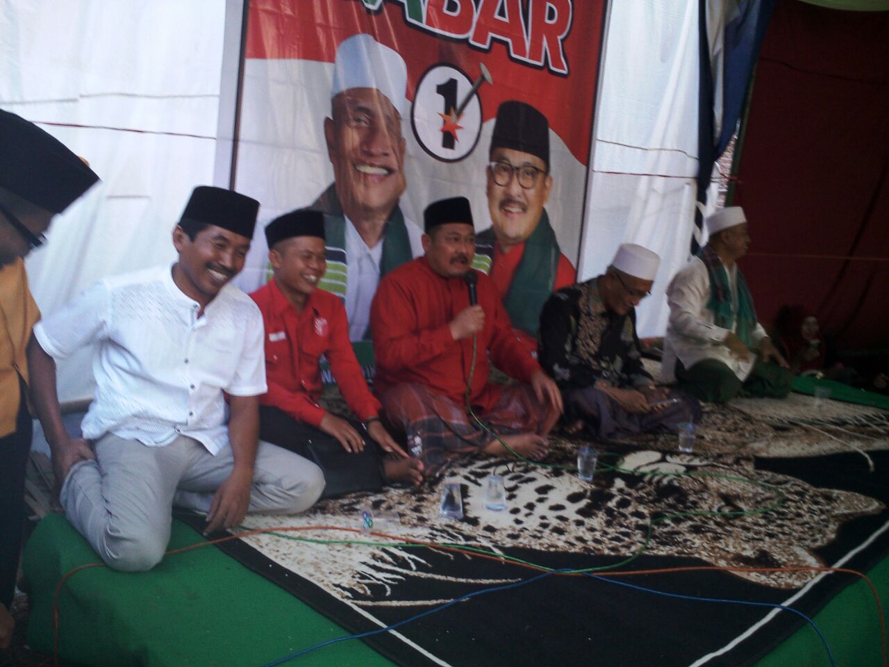 Sejumlah Kades Mulai Membangkang, Nyatakan Sikap Dukung Paslon Sabar. 