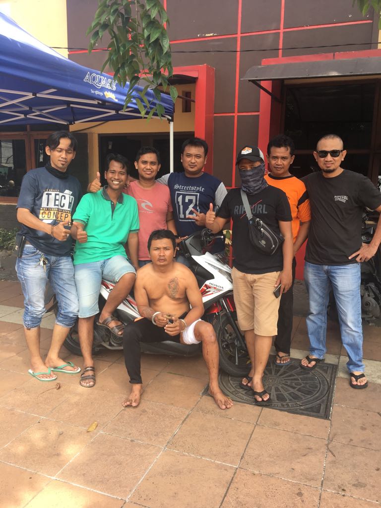 Tembakan Peringatan Tak di Gubris, Paha Pelaku Curanmor Dilubangi.