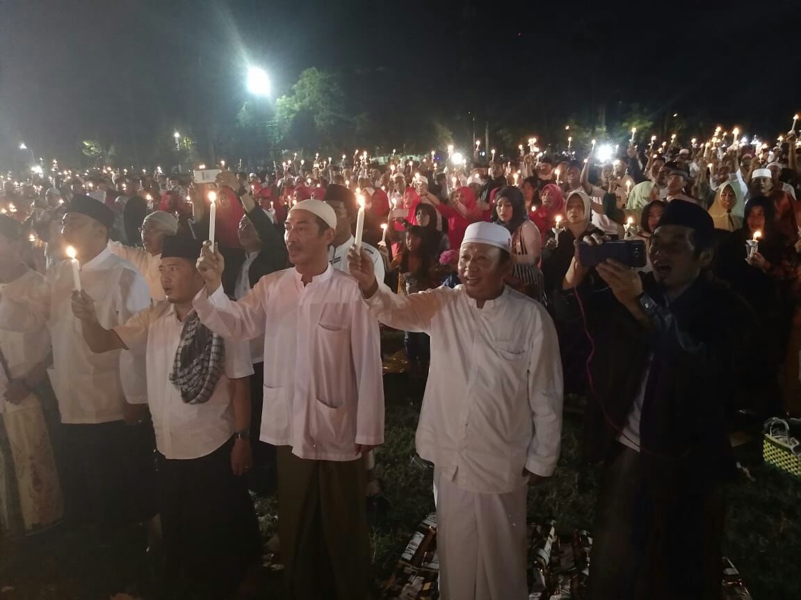 Aksi Seribu Lilin, Dukung KPK Segera Tuntaskan Kasus Hukum Tanah Negara.