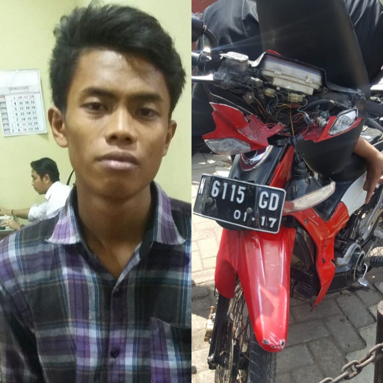 Kehabisan Bensin, Jambret Ini Apes Dimassa Hingga Tewas.