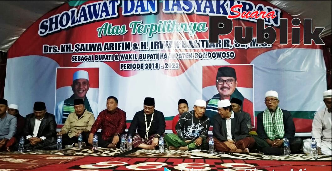 Ribuan Relawan Sabar, Gelar Tasyakuran Dengan Sholawat.