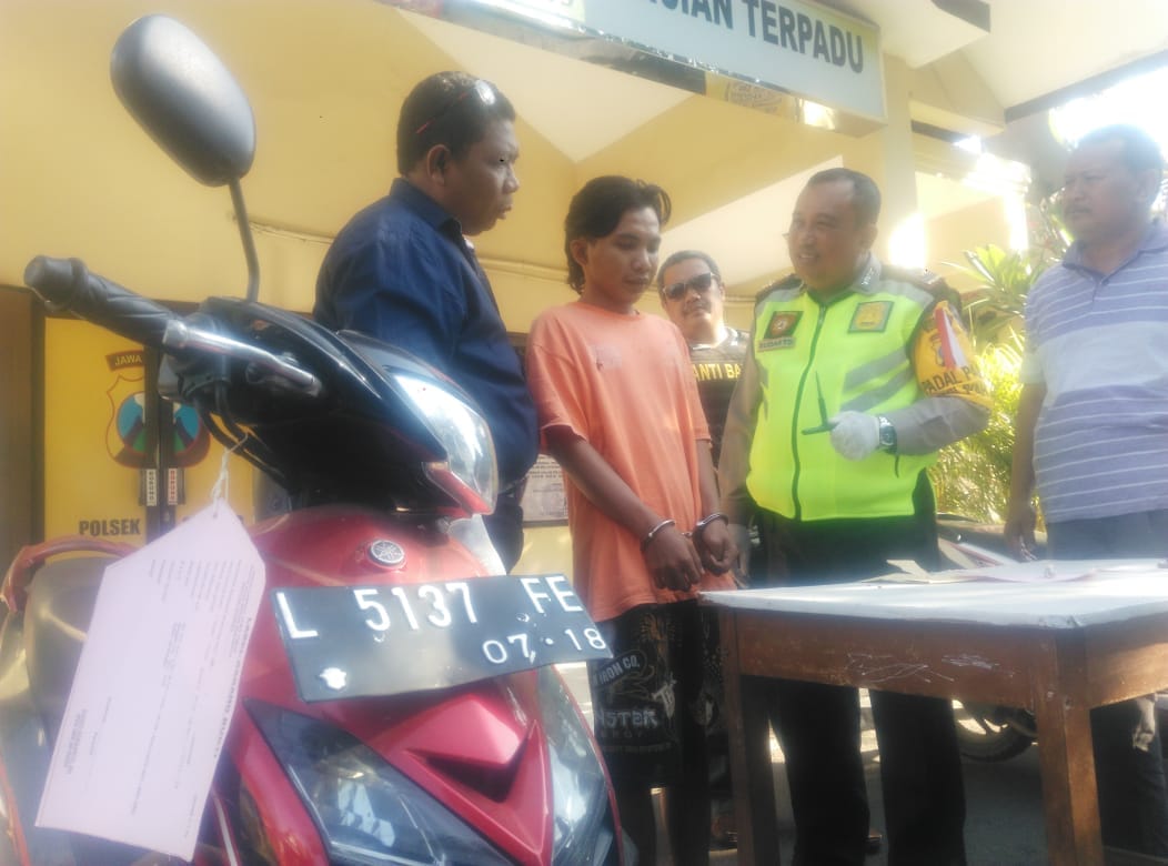 Butuh Uang Buat Persalinan Istri, Pria Ini Nekat Curi Sepeda Motor.
