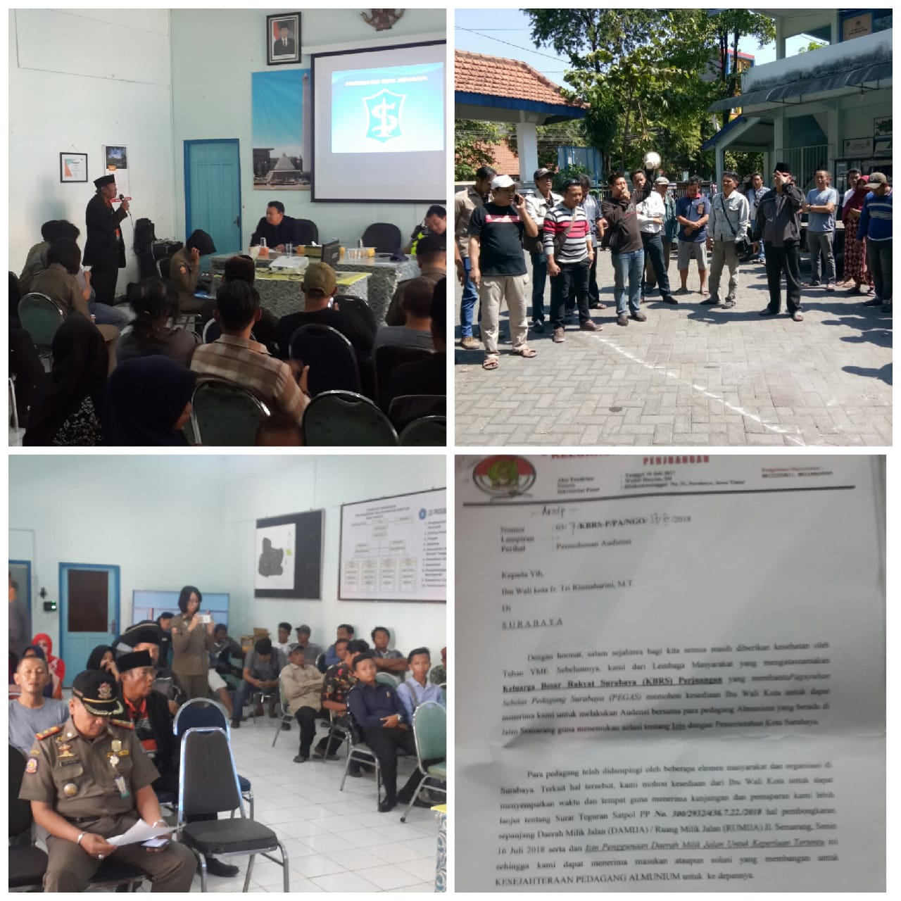 PKL Alumunium Jl. Semarang Tolak Relokasi.
