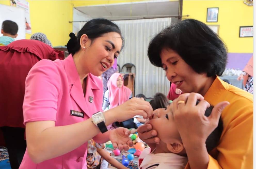 Bhayangkari Polres Tanjung Perak, Gelar Loma Bayi Sehat.