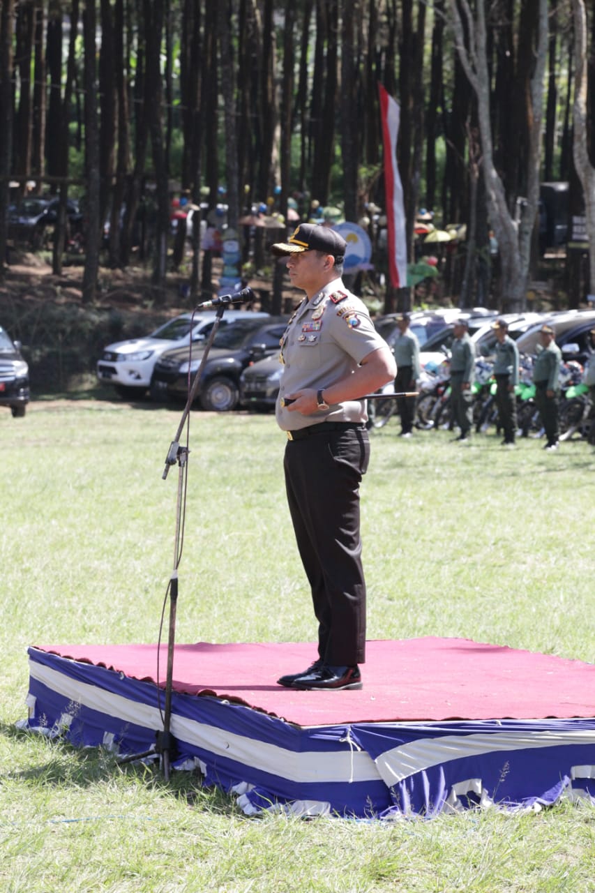 Kapolres Malang Pimpin Apel Siaga Karhutlah