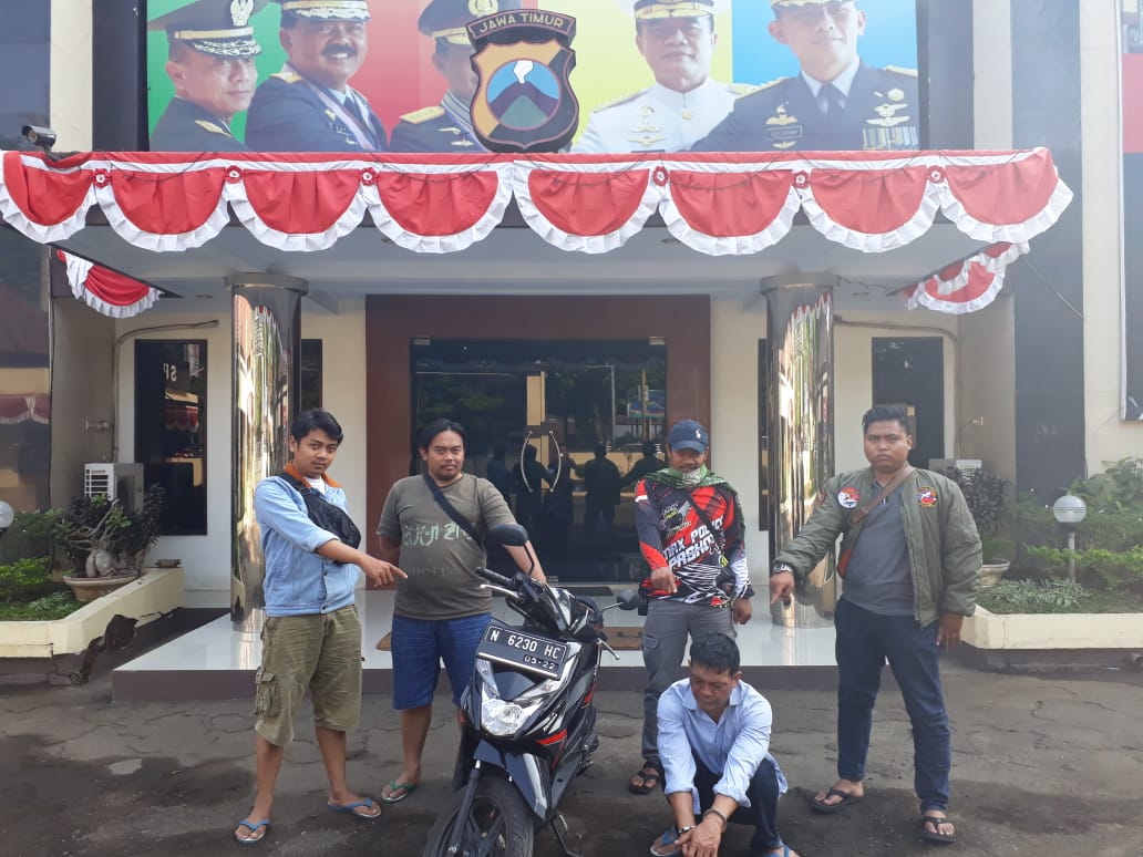 Buser Barat Polresta Pasuruan, Ungkap Curanmor Dalam Waktu 1X24 Jam.