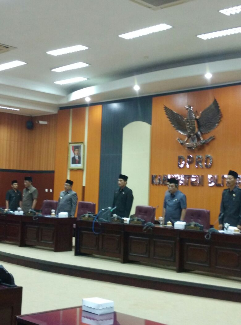 4 Perda Usulan Eksekutif, Didukung 6 Fraksi DPRD Kabupten Blitar.