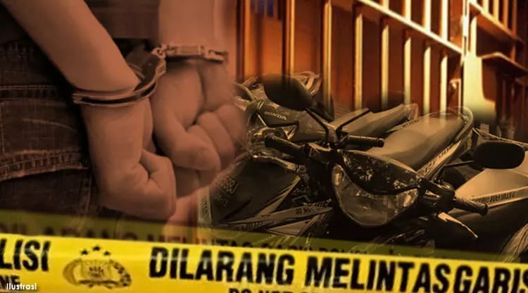Gasak 15 Motor, 4 ABG di Cokok Polisi.
