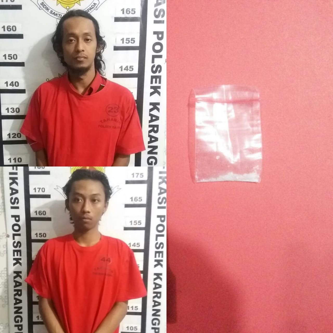 Simpan Sabu Dalam Sedotan, 2 Pemuda Dinoyo Sekolahan di Bekuk