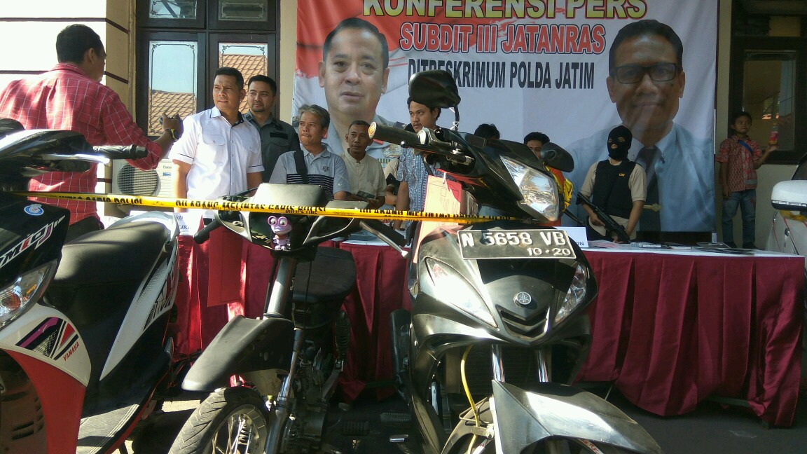 Baron, Pelaku Sekaligus Penadah Curat Dibekuk Jatanras Polda Jatim.