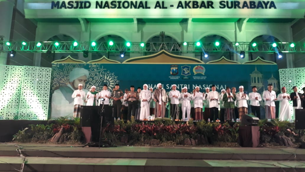 Sambut Hari Santri, Polrestabes Surabaya Gelar Istighosah dihadiri Ribuan Santri