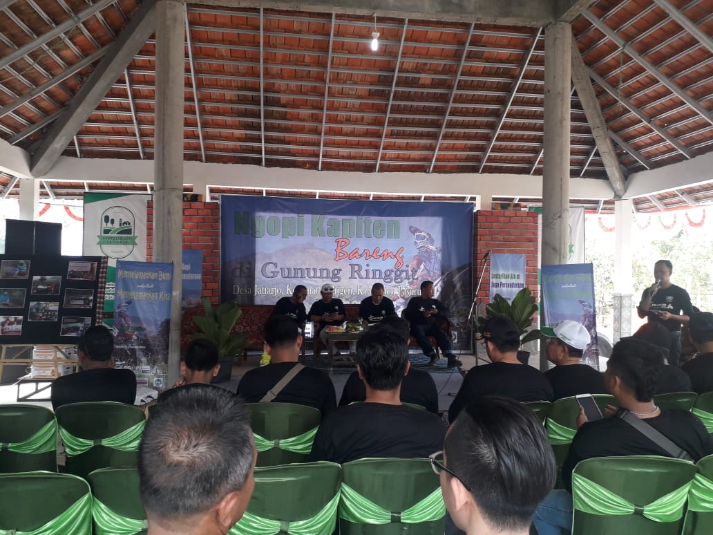 Bupati Pasuruan Ngopi Bareng PWI di Gunung Ringgit.